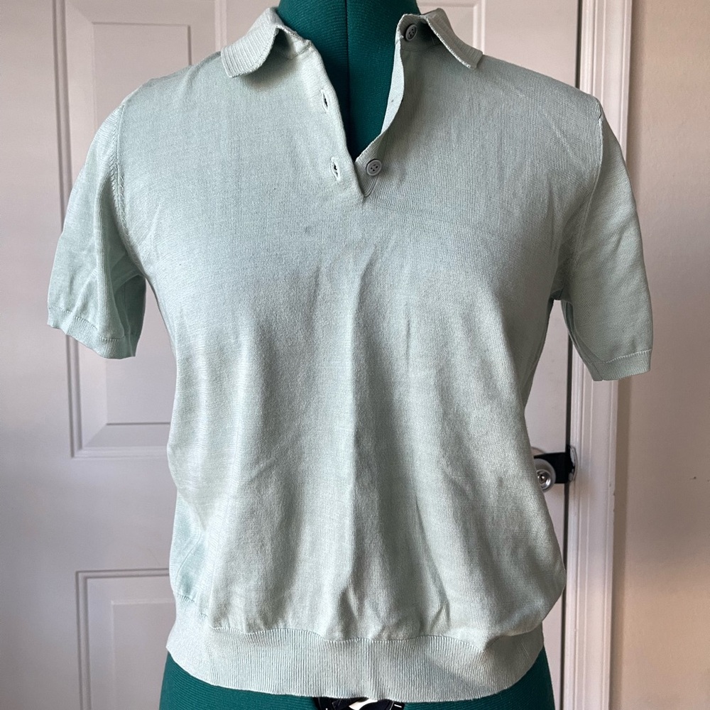 Demylee New York - Green Short Sleeve Polo Shirt